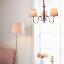 Dunelm Tofty Grey Floor Lamp -Lighting Heaven 1000158518 alt08