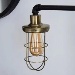 Dunelm Milas Pipe Black Industrial Floor Lamp 10 Dunelm Milas Pipe Black Industrial Floor Lamp -Lighting Heaven 1000158523 alt02