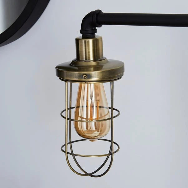 Dunelm Milas Pipe Black Industrial Floor Lamp 5 Dunelm Milas Pipe Black Industrial Floor Lamp - Image 3