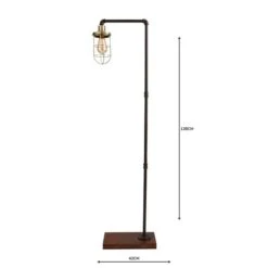 Dunelm Milas Pipe Black Industrial Floor Lamp 12 Dunelm Milas Pipe Black Industrial Floor Lamp -Lighting Heaven 1000158523 alt04