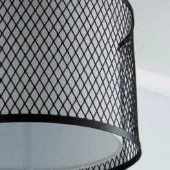 Dunelm Palle Mesh Black Easy Fit Pendant -Lighting Heaven 1000158674 alt02