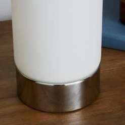 Dunelm Colton USB Port Frosted Glass Table Lamp 10 Dunelm Colton USB Port Frosted Glass Table Lamp -Lighting Heaven 1000158698 alt02