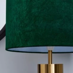 Dunelm Nesa Brushed Gold And Bottle Green Touch Table Lamp 11 Dunelm Nesa Brushed Gold And Bottle Green Touch Table Lamp -Lighting Heaven 1000158728 alt03