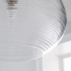 Dunelm Sabrina Glass Easy Fit Pendant -Lighting Heaven 1000158731 alt02