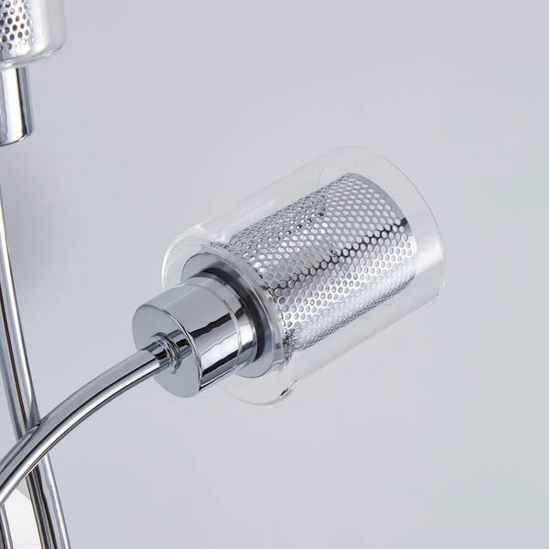 Dunelm Grace 2 Light Chrome Wall Light 5 Dunelm Grace 2 Light Chrome Wall Light - Image 3