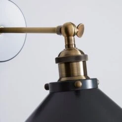 Dunelm Logan Grey Industrial Easy Fit Plug In Wall Light -Lighting Heaven 1000158760 alt02