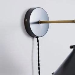 Dunelm Logan Grey Industrial Easy Fit Plug In Wall Light -Lighting Heaven 1000158760 alt03