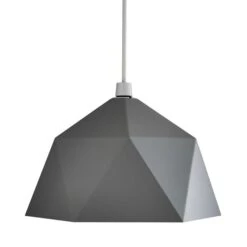 Dunelm Lily Geometric Easy Fit Pendant Grey 9 Dunelm Lily Geometric Easy Fit Pendant Grey -Lighting Heaven 1000165046 alt04