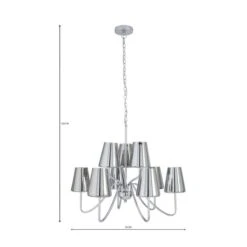 Dunelm Alister 9 Light Glass Ceiling Fitting 13 Dunelm Alister 9 Light Glass Ceiling Fitting -Lighting Heaven 1000169099 alt07