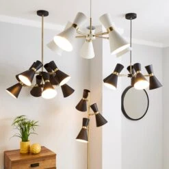 Dunelm Archie Black Floor Lamp 13 Dunelm Archie Black Floor Lamp -Lighting Heaven 1000169103 alt05