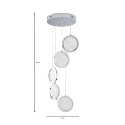 Dunelm Cora Cluster Disc 5 Light Ceiling Fitting -Lighting Heaven 1000169126 alt07