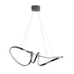 Dunelm Easton Dark Chrome LED Fitting -Lighting Heaven 1000169136 alt04