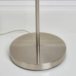 Dunelm Hurricane Satin Nickel Floor Lamp 11 Dunelm Hurricane Satin Nickel Floor Lamp -Lighting Heaven 1000169168 alt03