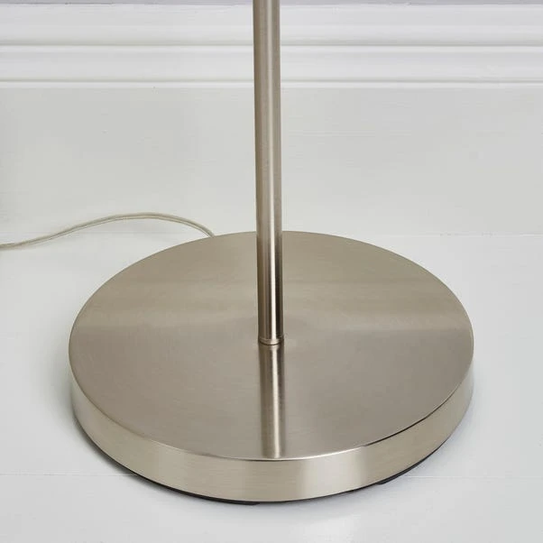 Dunelm Hurricane Satin Nickel Floor Lamp 6 Dunelm Hurricane Satin Nickel Floor Lamp - Image 4