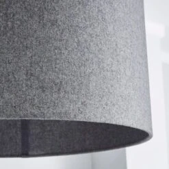 Dunelm Marl Felt 45cm Grey Drum Shade 9 Dunelm Marl Felt 45cm Grey Drum Shade -Lighting Heaven 1000169200 alt02