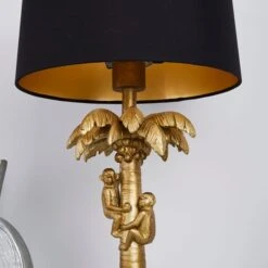 Dunelm Odisha Monkey On Palm Tree Table Lamp -Lighting Heaven 1000169208 alt03