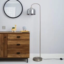 Dunelm Palazzo Smoked Glass Floor Lamp 9 Dunelm Palazzo Smoked Glass Floor Lamp -Lighting Heaven 1000169213 alt01