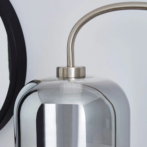 Dunelm Palazzo Smoked Glass Floor Lamp 5 Dunelm Palazzo Smoked Glass Floor Lamp - Image 3