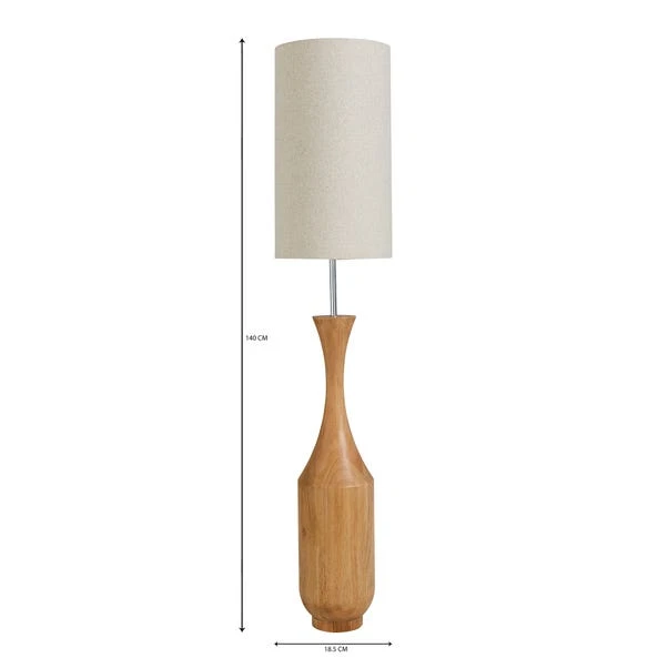 Dunelm Sala Mango Wood Floor Lamp 8 Dunelm Sala Mango Wood Floor Lamp - Image 6