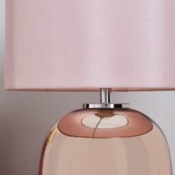 Dunelm Seychelles Mini Blush Pink Table Lamp 10 Dunelm Seychelles Mini Blush Pink Table Lamp -Lighting Heaven 1000169231 alt02