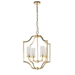 Vogue Lighting Vogue Edrea 4 Light Ceiling Fitting Brass -Lighting Heaven 1000169438 alt05