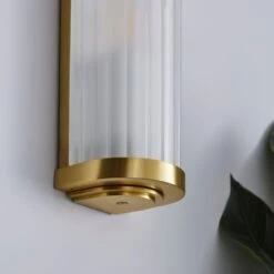 Dunelm Ripon Bathroom Wall Light Brushed Gold 10 Dunelm Ripon Bathroom Wall Light Brushed Gold -Lighting Heaven 1000182550 alt02