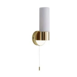 Dunelm Porto Bathroom Wall Light Brass 12 Dunelm Porto Bathroom Wall Light Brass -Lighting Heaven 1000182551 alt05