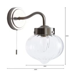 Dunelm Voyager Bathroom Wall Light -Lighting Heaven 1000182558 alt07