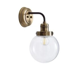 Dunelm Broden Bathroom Wall Light Ant Brass 12 Dunelm Broden Bathroom Wall Light Ant Brass -Lighting Heaven 1000182577 alt05