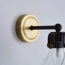 Dunelm Paulson Bathroom Wall Light Antique Brass -Lighting Heaven 1000182579 alt03