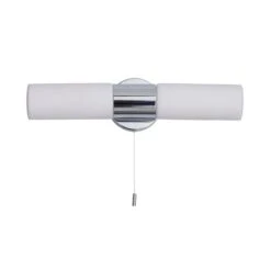 Dunelm Porto Bathroom 2 Light Wall Light Chrome -Lighting Heaven 1000182581 alt05