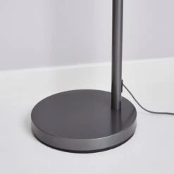 Dunelm Echo Organza Arc Floor Lamp Grey -Lighting Heaven 1000182926 alt03