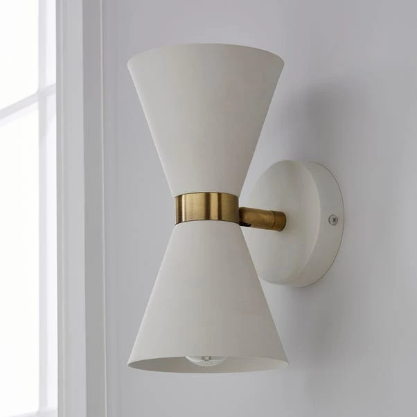 Dunelm Archie Retro Head Dual Lit Wall Light 4 Dunelm Archie Retro Head Dual Lit Wall Light - Image 2