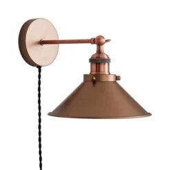 Dunelm Logan Plug-in Wall Light -Lighting Heaven 1000183025 alt05