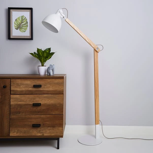 Dunelm Cleo Adjustable Floor Lamp 4 Dunelm Cleo Adjustable Floor Lamp - Image 2