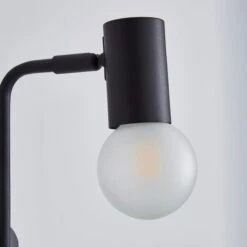 Dunelm Bradford EasyFit Plug In Wall Light Matt Black -Lighting Heaven 1000183098 alt02