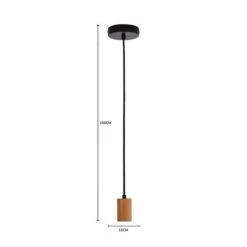 Dunelm Aliya Flex Fitting Wooden -Lighting Heaven 1000183103 alt07