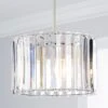 Acrylic Prism Chrome Easy Fit Pendant -Lighting Heaven 30114357