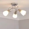 Dunelm Smithson 3 Light Chrome Ceiling Fitting 2 Dunelm Smithson 3 Light Chrome Ceiling Fitting -Lighting Heaven 30169158