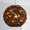 Apollo Bamboo Ball Easy Fit Pendant -Lighting Heaven 30181261