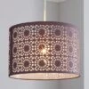 Dunelm Arlo Lamp Shade 30cm Grey -Lighting Heaven 30214947