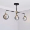 Dunelm Tanner 3 Light Black Bar Ceiling Fitting -Lighting Heaven 30215036
