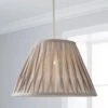 Dunelm Valerie Pleat Candle Lamp Shade -Lighting Heaven 30244172