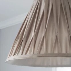 Dunelm Valerie Pleat Candle Lamp Shade -Lighting Heaven 30244172 alt02
