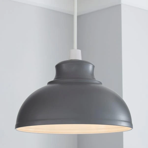 Dunelm Galley Grey Easy Fit Pendant 3 Dunelm Galley Grey Easy Fit Pendant