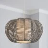 Dunelm Weave Wicker Natural Easy Fit Pendant 1 Dunelm Weave Wicker Natural Easy Fit Pendant -Lighting Heaven 30244241