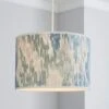 Dunelm Honesty Wave Lamp Shade 30cm Blue -Lighting Heaven 30263009