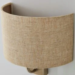 Dunelm Preston Ivory Linen Shaded Wall Light -Lighting Heaven 30274337 alt03