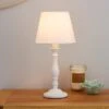 Dunelm Tofty Mini Ivory Table Lamp
