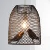 Livry Bird Grey Easy Fit Pendant -Lighting Heaven 30464647